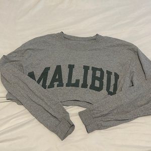 Malibu brandy crop tee